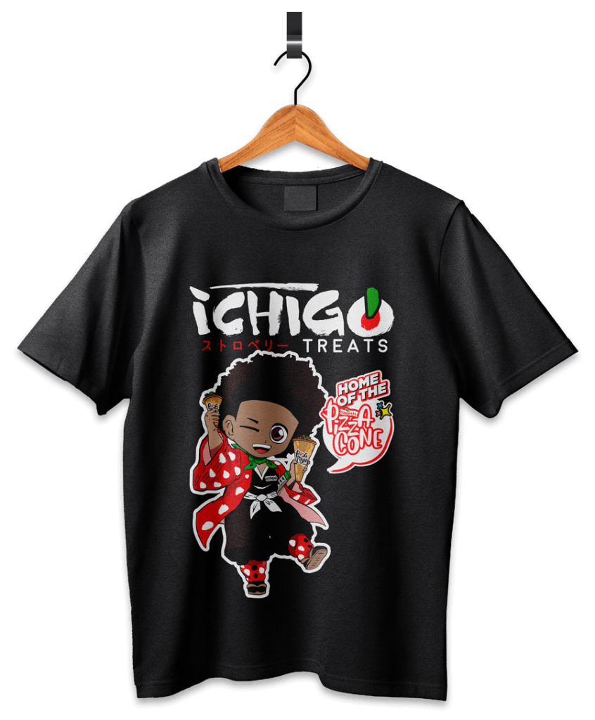 Ichigo Treats Tshirt black version