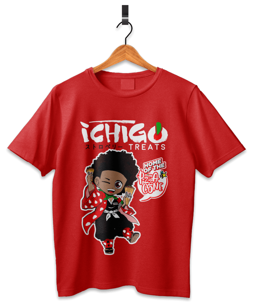 Ichigo Treats Tshirt red version
