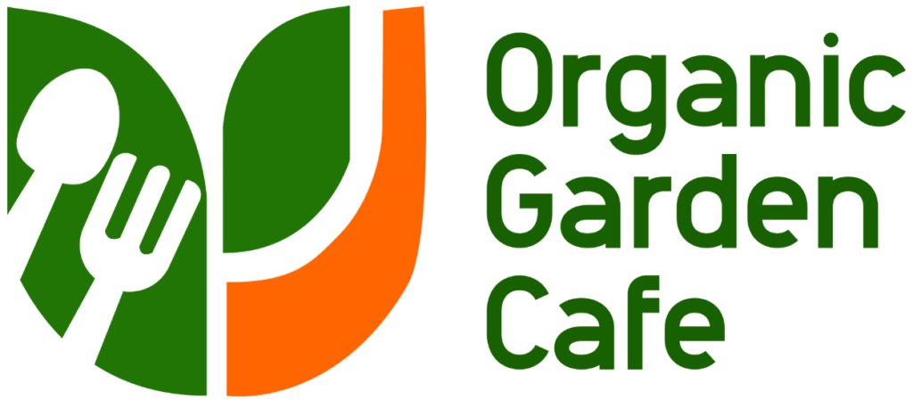 Organic Garden Cafe logo designed by The Dusty Spice