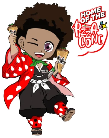Ichigo-Mascot-pizzacone-tiny